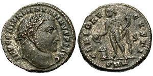 1 Фолліс Римська імперія (27BC-395) Бронза Максимін II (270 - 313)