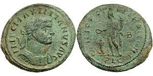1 Фолліс Римська імперія (27BC-395) Бронза Максиміан (250-310)