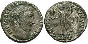 1 Фолліс Римська імперія (27BC-395) Бронза Максимін II (270 - 313)