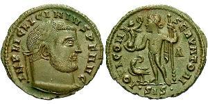 1 Фолліс Римська імперія (27BC-395) Бронза Ліціній I (265-324)
