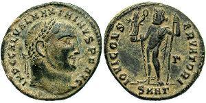1 Фолліс Римська імперія (27BC-395) Бронза Максимін II (270 - 313)