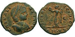 1 Фолліс Римська імперія (27BC-395) Бронза Galeria Valeria (?-315)
