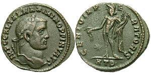 1 Фолліс Римська імперія (27BC-395) Бронза Максимін II (270 - 313)