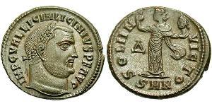 1 Фолліс Римська імперія (27BC-395) Бронза Ліціній I (265-324)