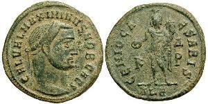 1 Фолліс Римська імперія (27BC-395) Бронза Максимін II (270 - 313)