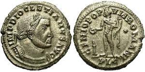 1 Фолліс Римська імперія (27BC-395) Бронза Діоклетіан (244-311)