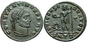 1 Фолліс Римська імперія (27BC-395) Бронза Костянтин I (272 - 337)