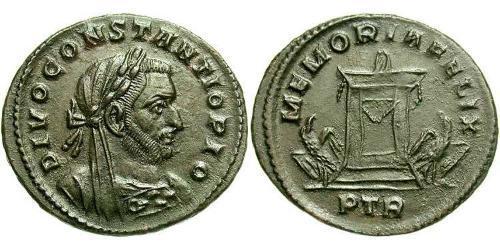 1 Фолліс Римська імперія (27BC-395) Бронза Костянтин I (272 - 337)