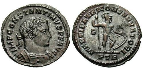 1 Фолліс Римська імперія (27BC-395) Бронза Костянтин I (272 - 337)