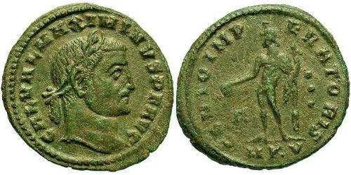 1 Фолліс Римська імперія (27BC-395) Бронза Максимін II (270 - 313)