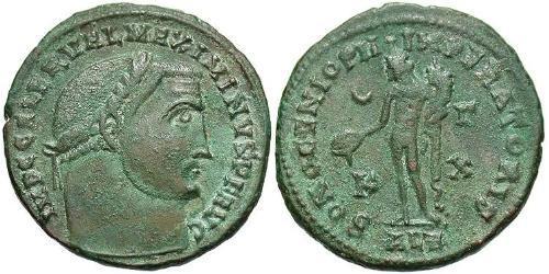 1 Фолліс Римська імперія (27BC-395) Бронза Максимін II (270 - 313)