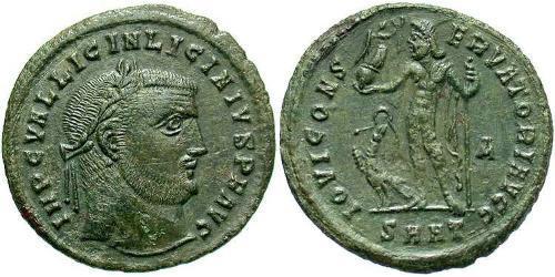 1 Фолліс Римська імперія (27BC-395) Бронза Ліціній I (265-324)