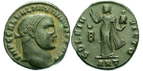 1 Фолліс Римська імперія (27BC-395) Бронза Максимін II (270 - 313)