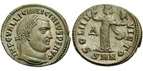 1 Фолліс Римська імперія (27BC-395) Бронза Ліціній I (265-324)