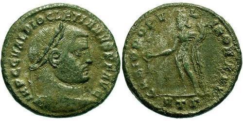 1 Фолліс Римська імперія (27BC-395) Бронза Діоклетіан (244-311)