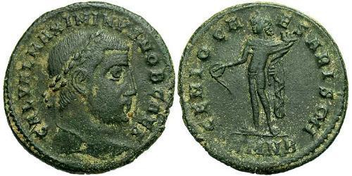 1 Фолліс Римська імперія (27BC-395) Бронза Максимін II (270 - 313)