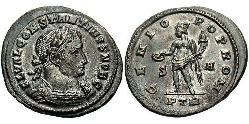 1 Фолліс Римська імперія (27BC-395) Бронза Костянтин I (272 - 337)