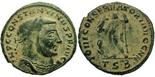 1 Фолліс Римська імперія (27BC-395) Бронза Костянтин I (272 - 337)