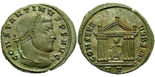 1 Фолліс Римська імперія (27BC-395) Бронза Костянтин I (272 - 337)