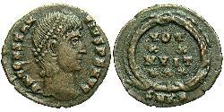 1 Фолліс /  AE4 Римська імперія (27BC-395) Бронза Констант I (320-350)