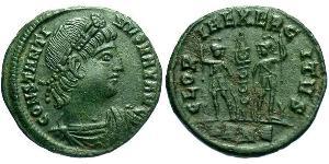 1 Фолліс /  AE4 Римська імперія (27BC-395) Бронза Костянтин I (272 - 337)