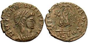 1 Фолліс /  AE4 Римська імперія (27BC-395) Бронза Констант I (320-350)