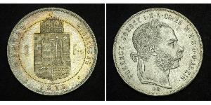 1 Форінт Австро-Угорщина (1867-1918) Срібло Франц Иосиф I (1830 - 1916)