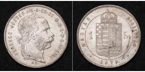 1 Форінт Австро-Угорщина (1867-1918) Срібло Франц Иосиф I (1830 - 1916)