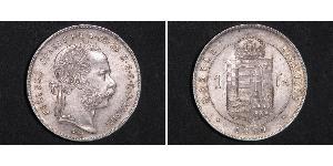 1 Форінт Австро-Угорщина (1867-1918) Срібло Франц Иосиф I (1830 - 1916)