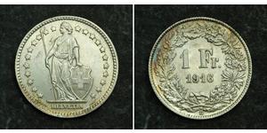1 Франк Швейцарія Срібло 