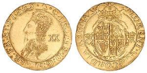 1 Фунт Королевство Англия (927-1649,1660-1707) Золото Карл  I (1600-1649)