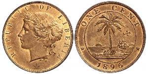 1 Цент Ліберія (1847 - )  