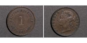 1 Цент Британский Гондурас (1862-1981) Бронза Вікторія (1819 - 1901)