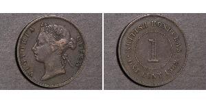 1 Цент Британский Гондурас (1862-1981) Бронза Вікторія (1819 - 1901)
