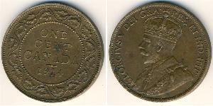 1 Цент Канада Бронза Георг V (1865-1936)