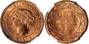 1 Цент Канада Бронза Вікторія (1819 - 1901)