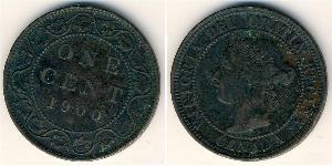 1 Цент Канада Бронза Вікторія (1819 - 1901)