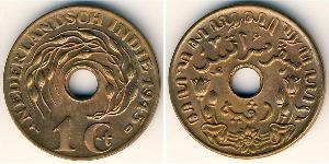 1 Цент Королівство Нідерланди (1815 - ) Бронза 