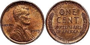1 Цент США (1776 - ) Бронза Авраам Лінкольн (1809-1865)