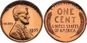 1 Цент США (1776 - ) Бронза Авраам Лінкольн (1809-1865)