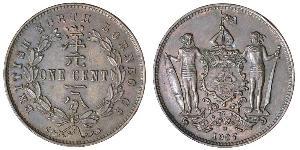 1 Цент Північний Борнео (1882-1963) Бронза/Мідь 