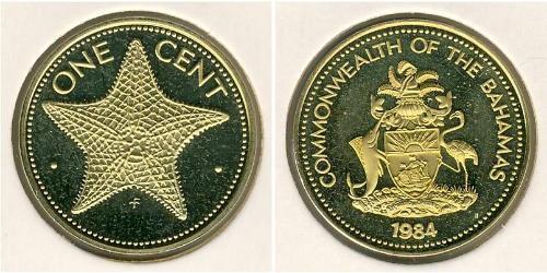 1 Цент Bahamas (1973 - ) Латунь 