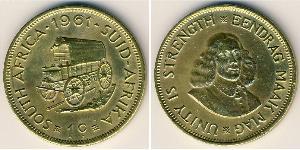 1 Цент Южно-Африканская Республика (1910 - ) Латунь 