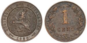1 Цент Королевство Нидерланды (1815 - ) Медь 