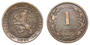 1 Цент Королевство Нидерланды (1815 - ) Медь 