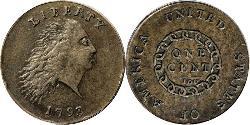 1 Цент США (1776 - ) Медь 