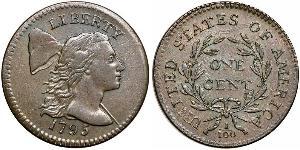 1 Цент США (1776 - ) Медь 