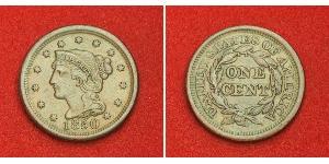 1 Цент США (1776 - ) Медь 
