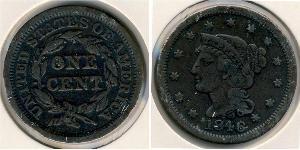 1 Цент США (1776 - ) Медь 