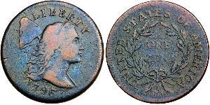 1 Цент США (1776 - ) Медь 